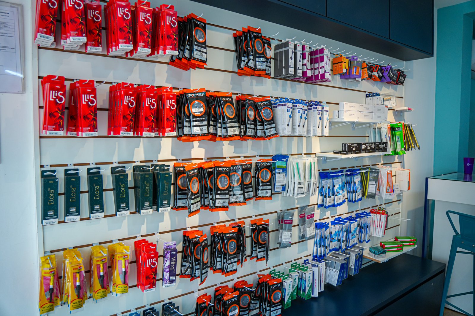 Parede de produtos